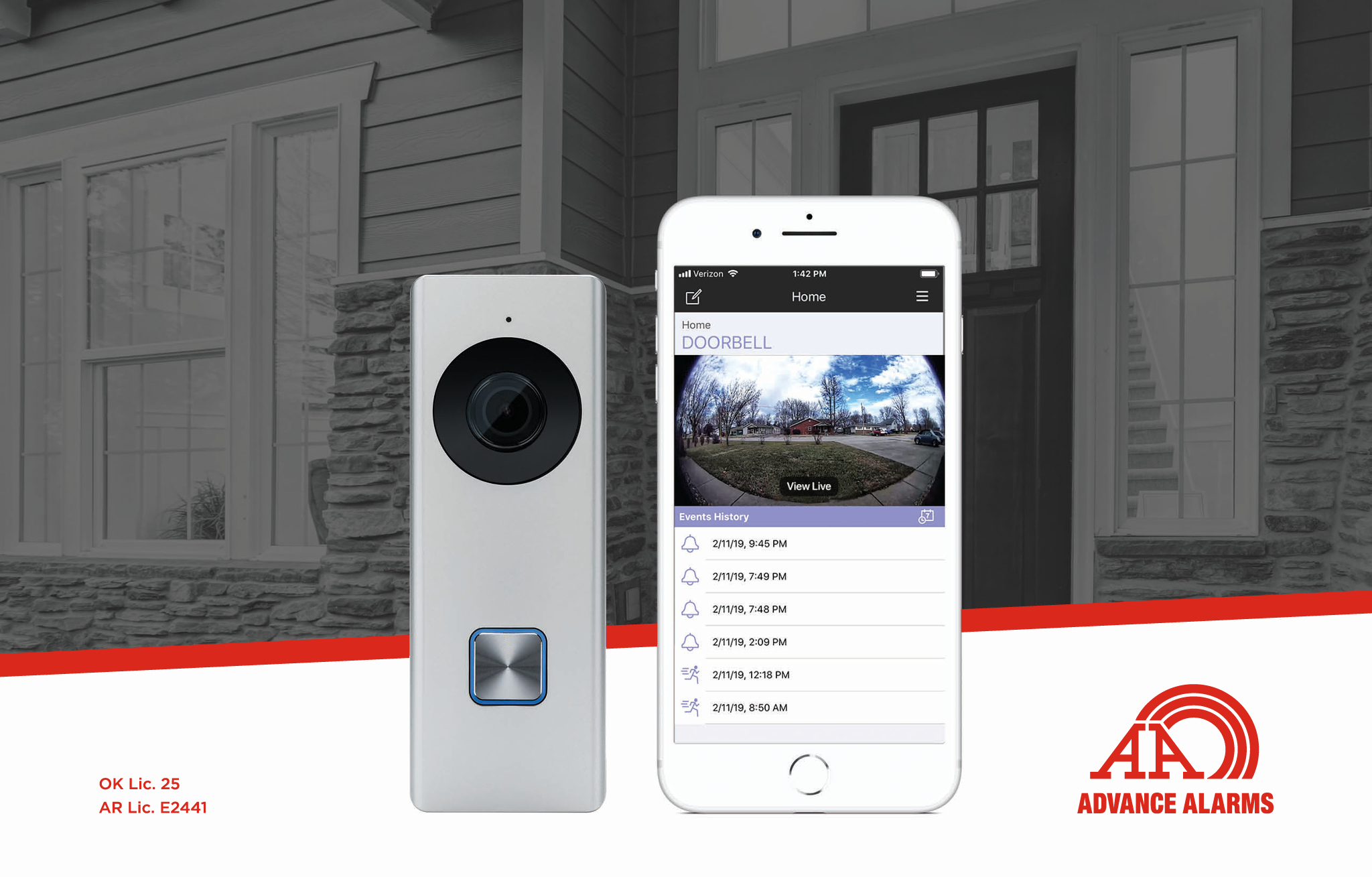 Advance Alarms Video Doorbell